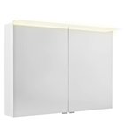 Photo: LINEX mirror cabinet incl. LED light, 100x70x15cm, white
