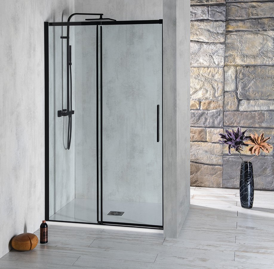 ALTIS LINE BLACK sprchové dvere 1070-1110mm, výška 2000mm, číre sklo