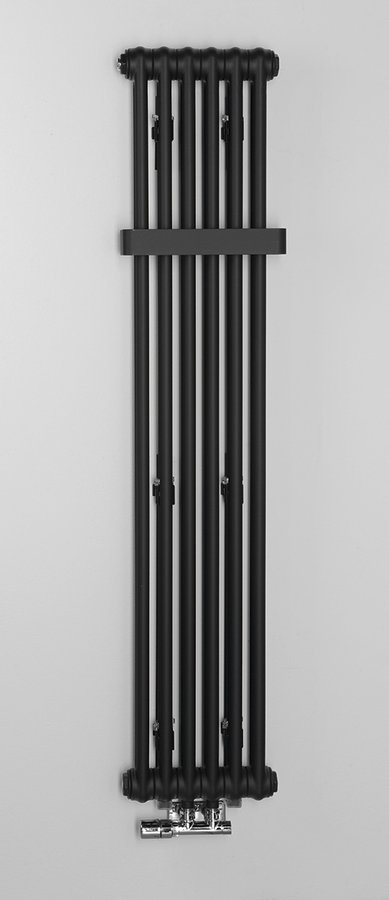 Sapho FEDE otopné těleso 1500x306 mm, 6 seg., černá mat IR191