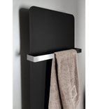 Photo: TABELLA bathroom radiator 370x1190 mm, black matt