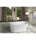 Photo: DELONIX Cast Marble Freestanding Bath 170x84x61,5cm, White