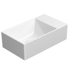 Photo: KUBE X Ceramic Washbasin 40x23 cm, white ExtraGlaze