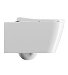 Photo: NUBES závesná WC misa, Swirlflush, 55x35 cm, biela ExtraGlaze