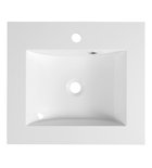 Photo: YUKON Cultured Marble Washbasin 50x45cm, white