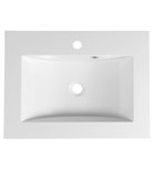 Photo: YUKON Cultured Marble Washbasin 60x45cm, white