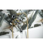 Photo: ANTEA nástenná vaňová batéria kompletná, chróm/zlato