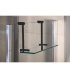 Photo: Shower Enclosure Glass Shelf 400x180x125mm, black matt
