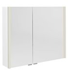 Photo: ALIX Mirror cabinet with LED lighting 86x70x17,5cm, white