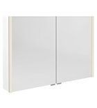 Photo: ALIX Mirror cabinet with LED lighting 106x70x17,5cm, white
