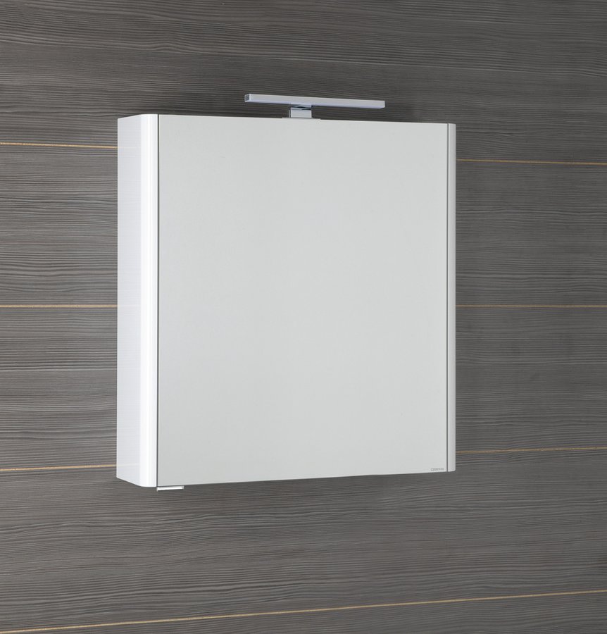 Sapho LUCIE galerka s LED osvětlením, 65x70x17cm, bílá LU065-0030