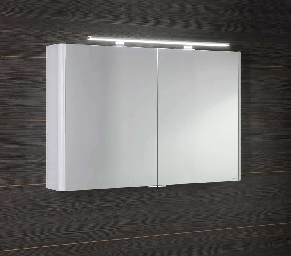 Sapho LUCIE galerka s LED osvětlením, 106x70x17cm, bílá LU105-0030