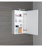 Photo: GRETA mirror cabinet incl. LED light, 50x70x14cm, white matt