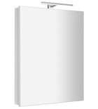 Photo: GRETA szafka z lustrem, oświetlenie LED, 60x70x14cm, biały mat