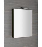 Photo: GRETA mirror cabinet incl. LED light, 60x70x14cm, black matt