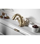 Photo: ANTEA Tall Washbasin Mixer Tap with Pop Up Waste, bronze