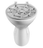 Photo: Free-standing ceramic Bucket sink with grate 36x54 cm, S-trap, white