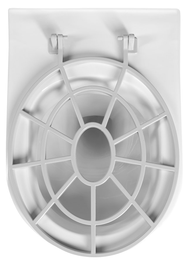 LECICO Výlevka keramická závěsná s roštem 36x52cm, bílá VKZ02