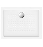 Photo: Ceramic shower tray rectangular 90x72x4,5cm, white ExtraGlaze