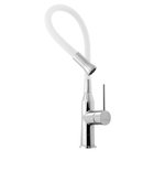 Photo: SILI Kitchen Tap, flexible spout, white/chrome