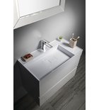 Photo: GODIVA umývadlo 83x44cm, liaty mramor, biela