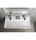 Photo: GODIVA washbasin, cast marble, 96x44cm, 2 tap holes, white