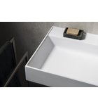 Photo: GODIVA 2 Tap Hole Cultured Marble Washbasin 96x44cm, white