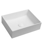 Photo: FORMIGO concrete washbasin, 47,5x14x36,5 cm, natural white