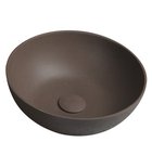 Photo: FORMIGO concrete washbasin, diameter 39 cm, dark brown