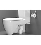 Photo: WC koleno 90°, priemer 110 mm, Offset, ABS/biela