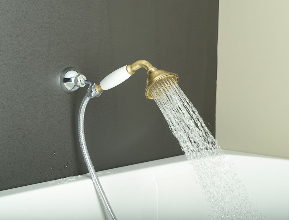 Sapho EPOCA ruční sprcha, 210mm, mosaz/bronz DOC106