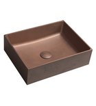 Photo: FORMIGO concrete washbasin, 47,5x14x36,5 cm, copper