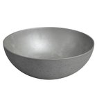 Photo: FORMIGO top counter concrete washbasin, Ø 39 cm, silver