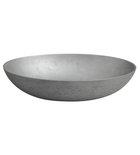 Photo: FORMIGO top counter concrete washbasin, 60x40 cm, silver