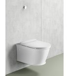 Photo: GALIA závesná WC misa, Rimless, 37x55 cm, biela