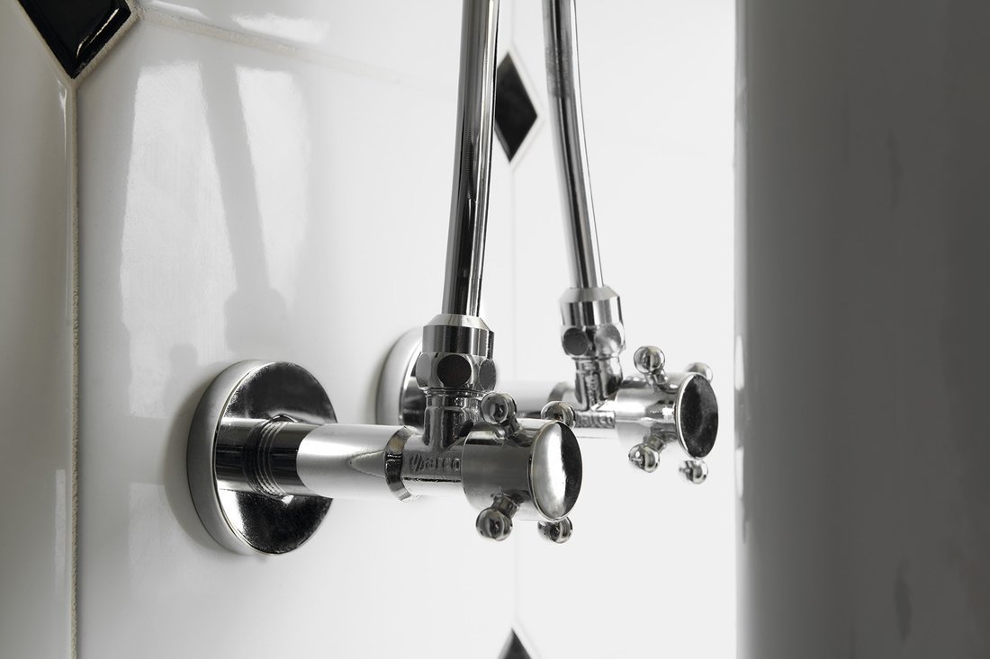 Sapho Pevná připojovací trubka 10mm-M10x1, 30 cm, chrom TUB31
