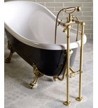 Photo: ANTEA Bath Mixer Tap Floor Connection (pair), chrome