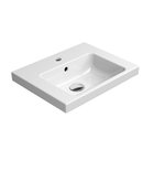 Photo: NORM Ceramic Washbasin 50x18x40 cm, white ExtraGlaze
