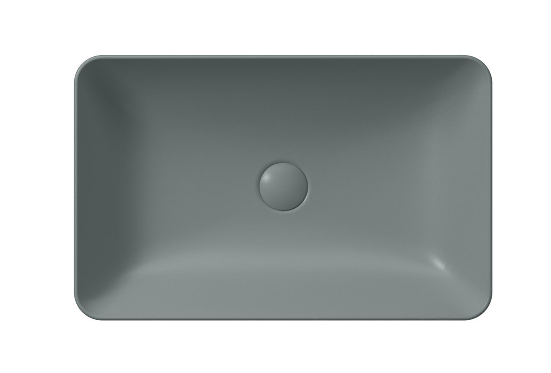 GSI NUBES keramické umyvadlo na desku 60x38cm, agave mat 903604