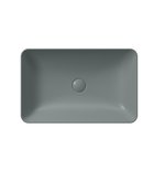Photo: NUBES counter top ceramic washbasin 60x38cm, agave matt