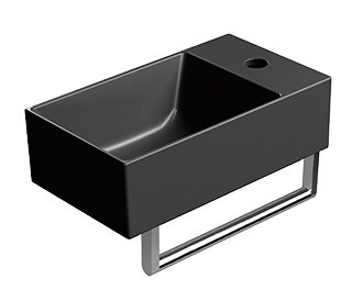 GSI KUBE X držák ručníků 40cm, pro umyvadlo 9484, chrom PAKUBEX40