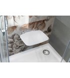 Photo: SAAP sklopné sedátko do sprchového koutu, 35x32,8cm, bílá