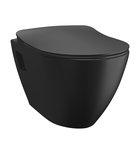 Photo: PAULA SLIM Soft Close Toilet Seat, black mat