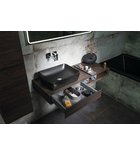 Photo: MORIAN umývadlová skrinka 120x14x48cm, dub čierny, ľavá