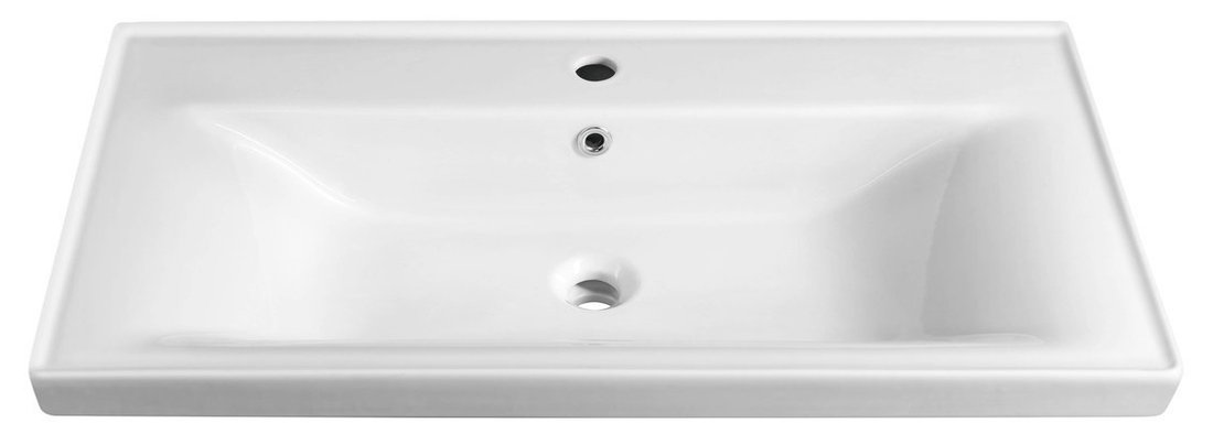 Aqualine SAVA 90 keramické umyvadlo nábytkové 90x46cm, bílá 2090