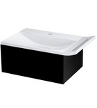 Photo: ZEUS szafka umywalkowa z syfonem 60x26x45 cm, czarny mat