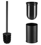Photo: SAMBA Wall-hung toilet brush holder, black