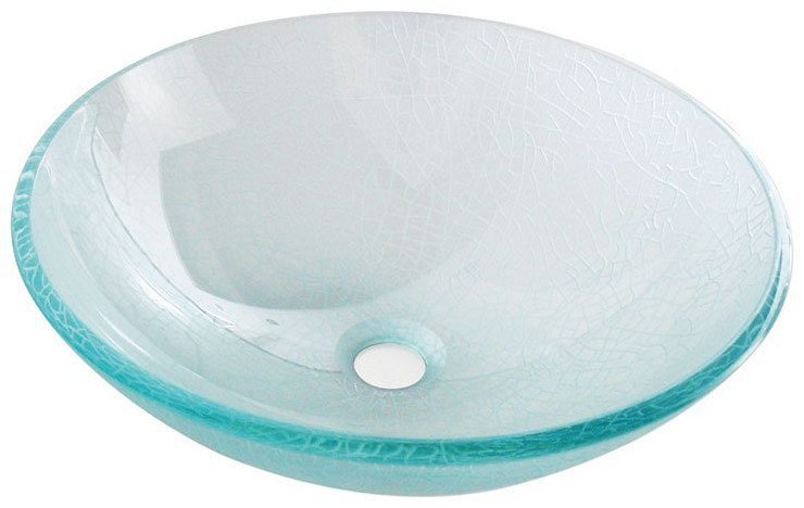 ICE sklenené umývadlo priemer 42 cm