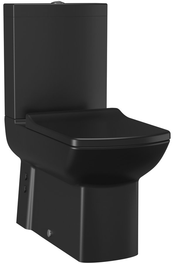 LARA WC kombi, spodní/zadní odpad, černá mat LR360