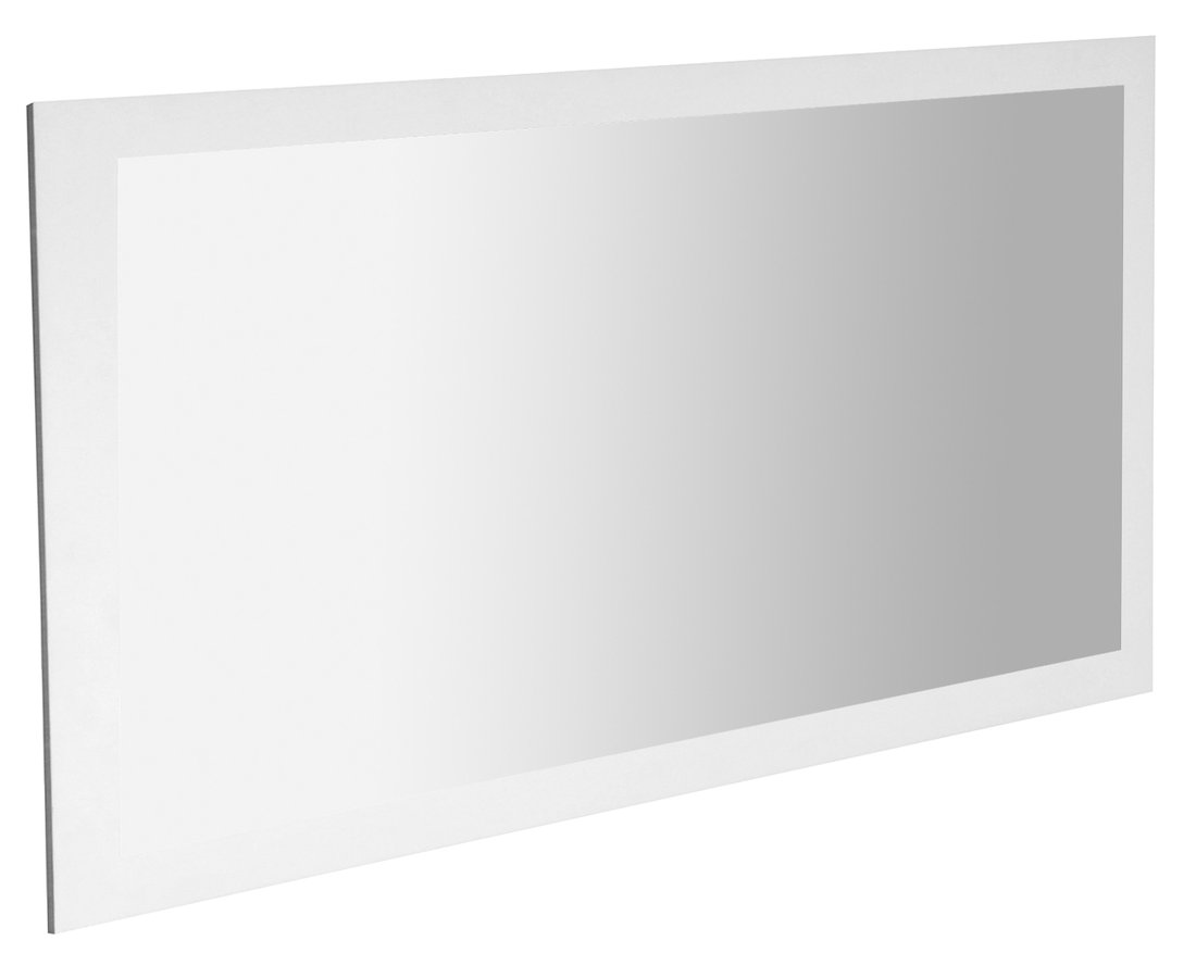 NIROX zrcadlo v rámu 1200x700xmm, bílá lesk NX127-3030
