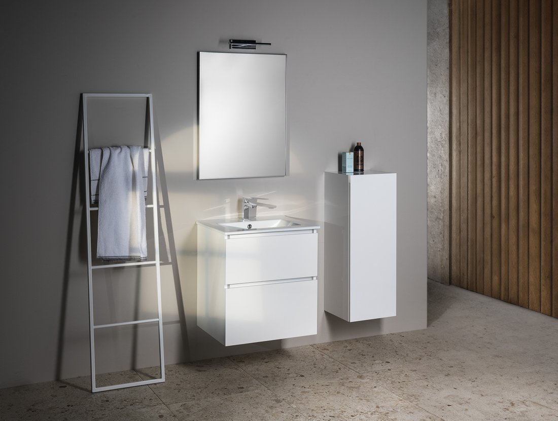 Sapho ESPACE skříňka 35x94x32cm, 1x dvířka, levá/pravá, bílá lesk ESC530-3030